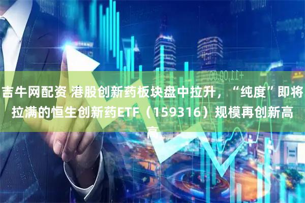 吉牛网配资 港股创新药板块盘中拉升，“纯度”即将拉满的恒生创新药ETF（159316）规模再创新高